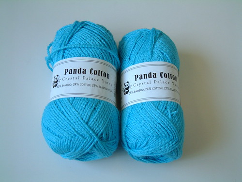 Panda Cotton- Carib Blue