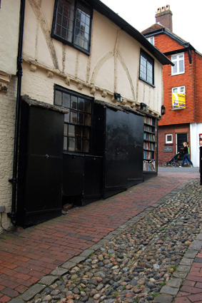 Lewes 15th century bookshop side