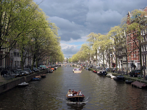 Amsterdam, Herengracht, spring by docman.