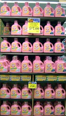 pink laundry detergent