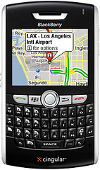 Blackberry 8800 with Google Maps GPS