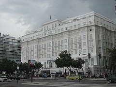 Copacabana Palace Hotel in Rio de Janeiro