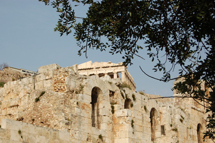 Athens Acropolis from below