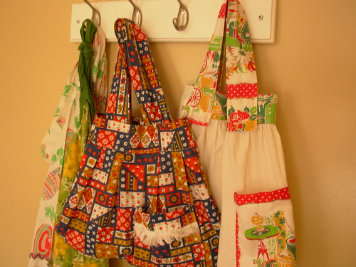 vintage apron bags