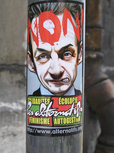 Afiche anti-Sarkozy