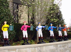 Jockey Statues at Keeneland Race Track