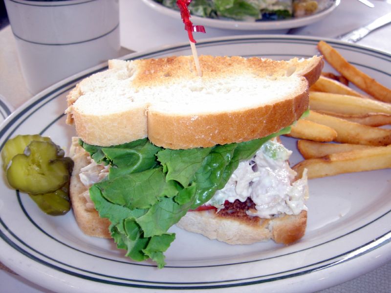 Half Chicken Salad Sandwich