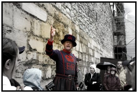 Tour Guide at the London Tower