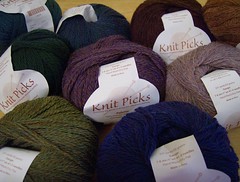 Heathered Palette yarn