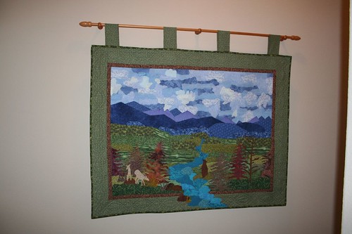 painting with fabric, colorado