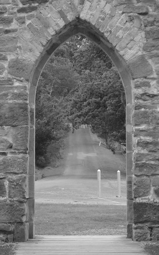 Gate at Port Arthur's Chapel