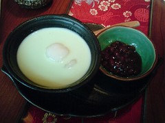 [吃] 和民居食屋 (11)_抹茶椰奶紅豆湯(白玉) (07.05)
