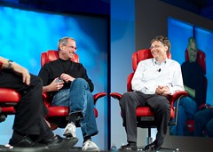 Steve Jobs and Bill Gates (by Joi)