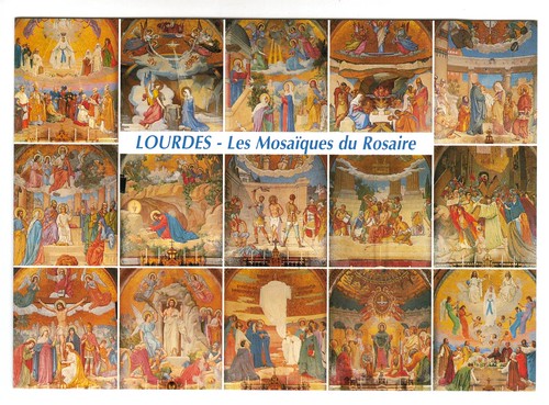 Lourdes, Mosaiques du Rosaire