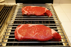 red meat in our kitchen (for the first time?) ...