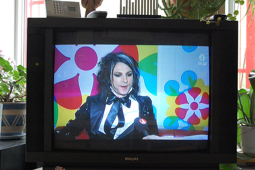 EFIT 2007-05-12. 09:36 - inför-intervju med the Ark på tv.