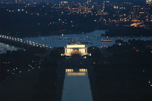 The Lincoln at dusk