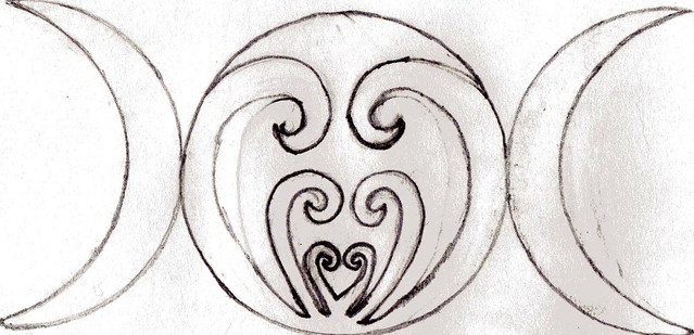 Triple Moon & Goddess Tattoo/Symbol *click for all 3 moons