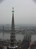 The Hohenzollern bridge from the top of the Köln Dom