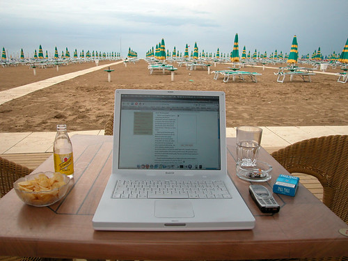 Rimini beach, 2005
