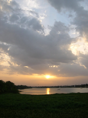 Sunset at Velachery Lake,Chennai