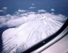 Mt. Fuji from airplane --2