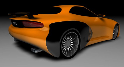 Chrysler Hemi Cuda Concept Rendering