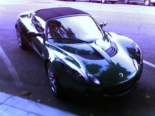 Lotus something-or-other sports car, California Avenue, Palo Alto,car, sport car 