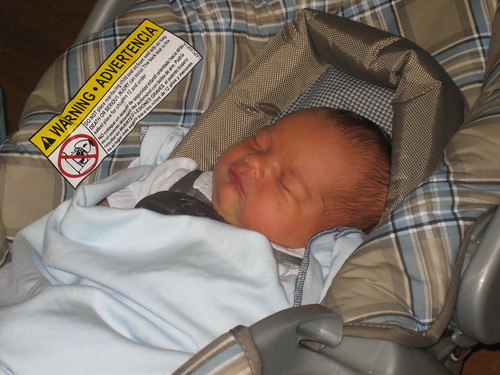 Sleeping in the carseat