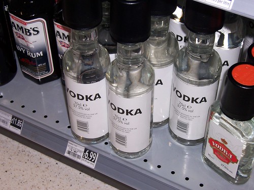 cheap vodka outline