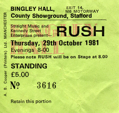 Bingley Hall Birmingham. Rush Stafford Bingley Hall