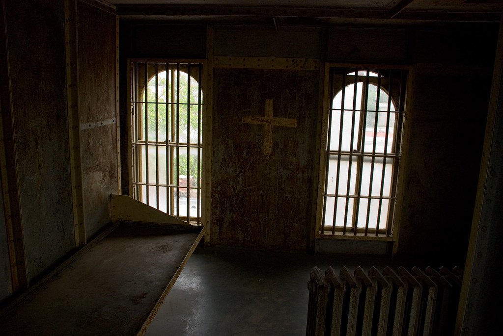 Solitary confinement cell, Caldwell County jail