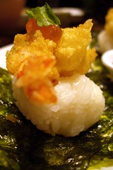 ebi tempura rice balls