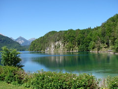 Lake with Alps in Backround