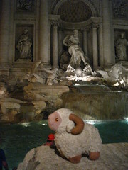 Youssouf at the Trevi Fountain - Rome, Italy - 9 August 2006