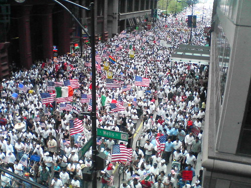 Chicago Immigration Reform Protest March - May 1  2007