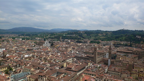 View of Florence from the Top of the Duomo