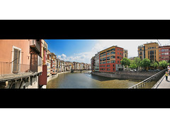 Panoramic View of Girona on a Sunny Day (see it FULL SIZE!) - by ToniVC