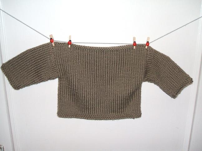 Boat neck sweater