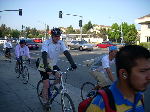 Bloom Energy bike commuters