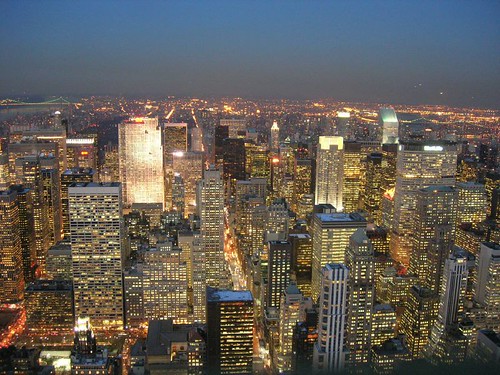 new york city at night pictures. New York City Night View