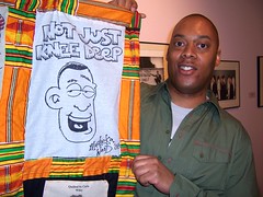 Masheka and his 2006 quilt panel