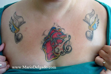  Music heart & notes by delrio320 · Pheonix Tattoo 