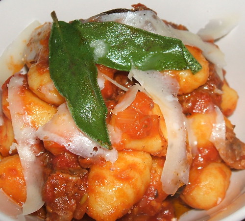 Gnocchi with braised oxtail
