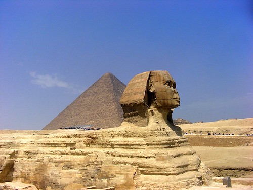 Egipte-Piràmides de Giza-Keops i Esfinx por orgu24.