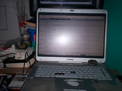 My laptop on my desk