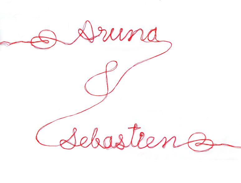 Aruna & Sebastien typo