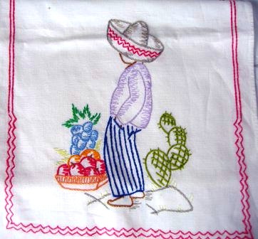 Mexican Boy Embroidery