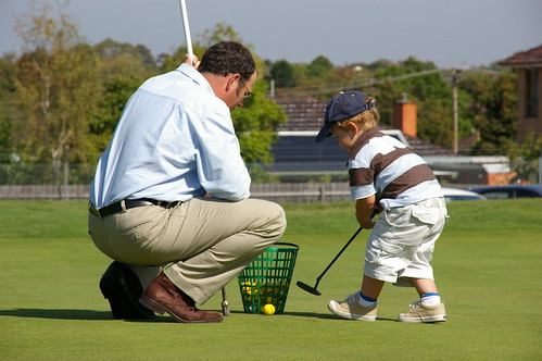 Golf Lesson with Dad