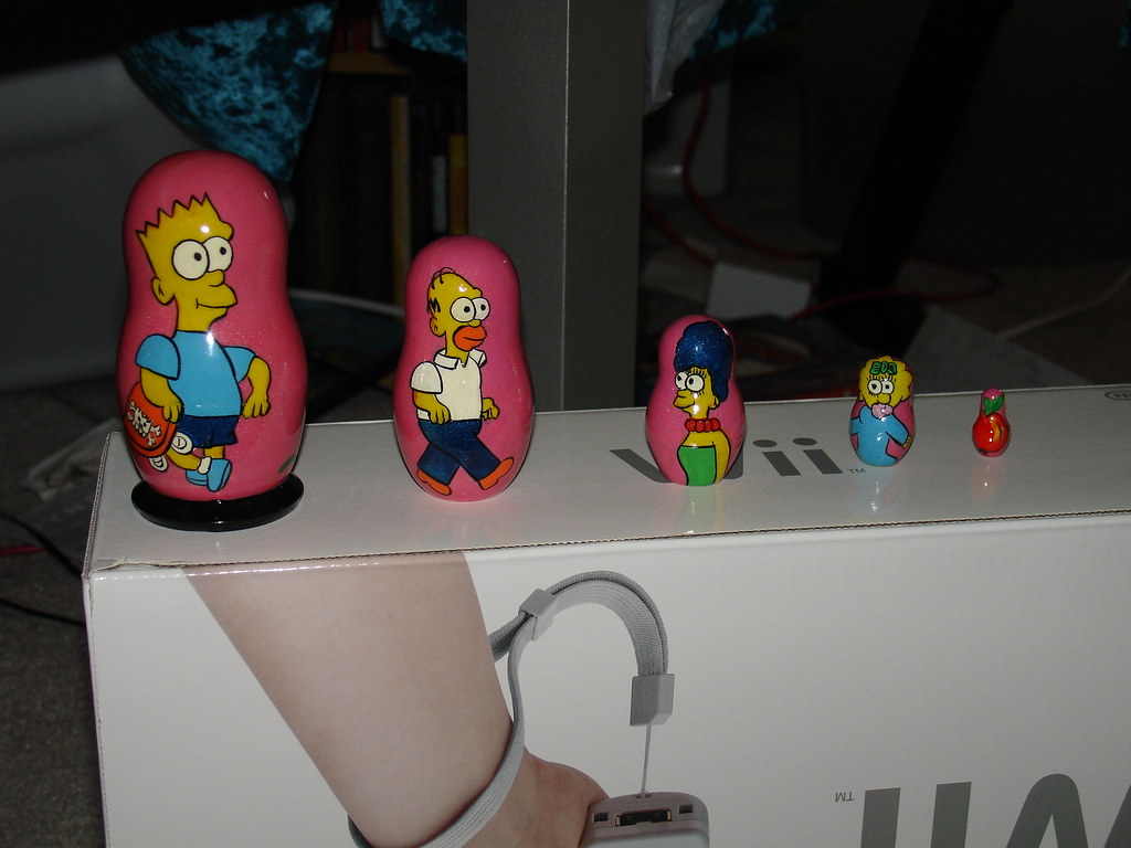 Simpsons Family Nesting Dolls - Full Set